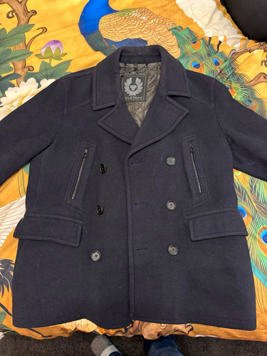 Belstaff gangster navy wool - belstaff,