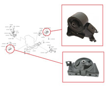 FOR NISSAN X-TRAIL T30 2.0P , 2.2D , 2.5P ENGINE MOUNT FRONT & REAR (2001-2007)
