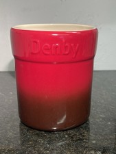Denby Cherry Utensil Pot Red
