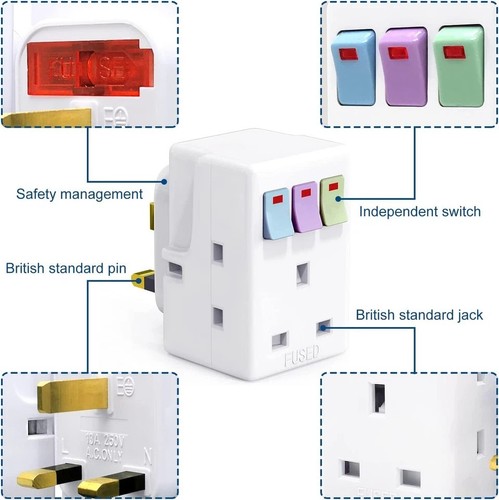 Way plug adapter multi - adapter, uk