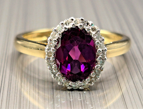 Vintage qvc 9ct gold pink - qvc,