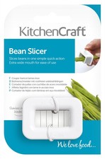 Kitchencraft Wide Bean Slicer - Wide Mouth Traditional Runner Bean Slicer