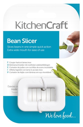 Kitchencraft wide bean slicer - bean,