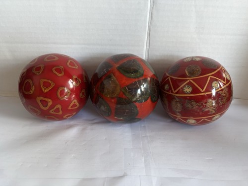 Vintage decorative spheres - decorative,