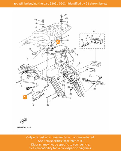 Yamaha bolt button - bolt,,