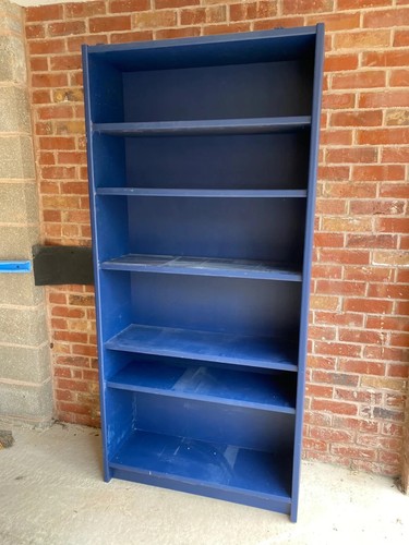 Heavy wooden bookcase