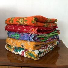 5 Pcs Lot Art Kantha Twin