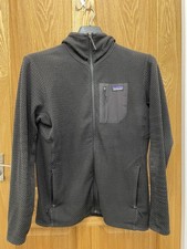 Patagonia Men's R1 Air Full Zip Hoodie Jacket Black Size Large