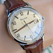 Vintage BULOVA DATE KING men's