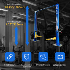 M&E 2 Post Lift 11000lbs Two