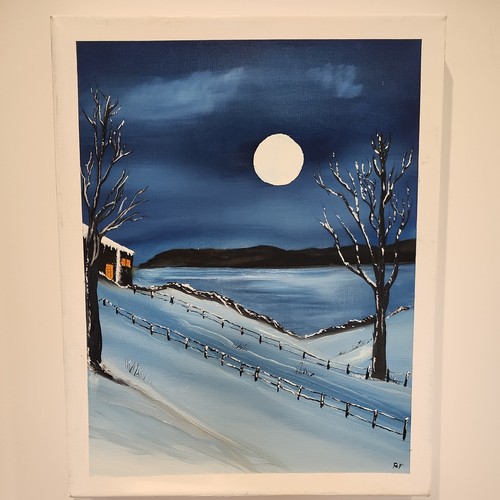 Original oil painting - painting, on