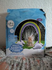 Doggy Sprinkler Rainbow Tunnel Perfect For Any Dog To Keep Them Cool & Satisfied