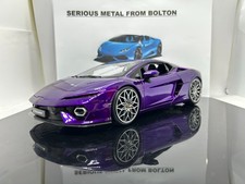 BBURAGO 11052P 2025 LAMBORGHINI TEMERARIO PURPLE 1:18 SCALE