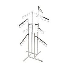 4-Way Chrome Handbag Display