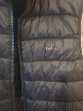 Barbour Men’s gilet black size small good condition 