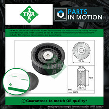 Aux Belt Idler Pulley fits BMW Z4 E85 2.5 02 to 05 Guide Deflection INA Quality