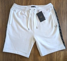 Mens Fred Perry Taped Sweat Shorts Size UK Large