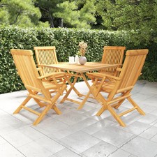 WALPLUS 5 Piece Garden Dining