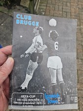 Programme - Club Brugge v Ipswich Town 2nd Round UEFA Cup 5/11/1975