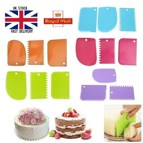 3pcs set plastic icing - 3pcs/set,