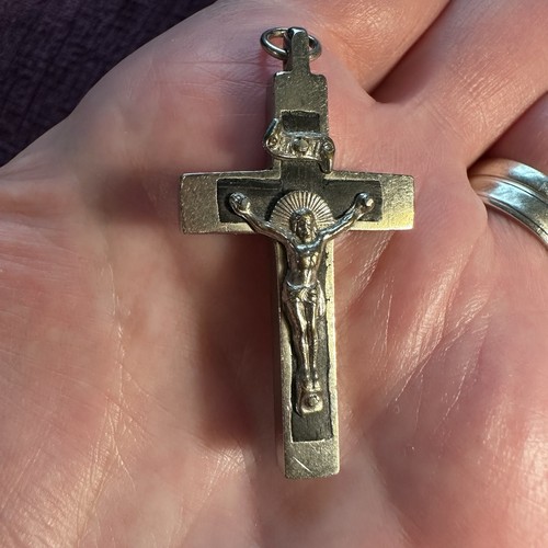 Vintage catholic crucifix - catholic,