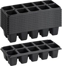 10 x 10 Cell Seed Starter Trays Plant Bedding Seedling Growing Plug Germination