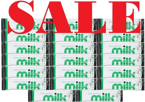 20pcs semi skimmed - skimmed, milk