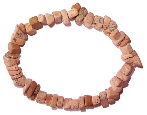 Jasper chip bracelet wicca - jasper, bracelet/wicca