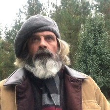 Light Grey Alpaca Wool Bonnet