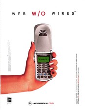 Motorola Time Port Web W/O Wires Print Ad
