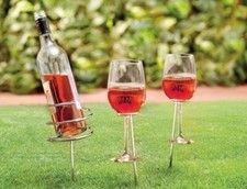 Wine Glass & Bottle Holder