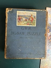 G.W.R. JIGSAW PUZZLE The Vikings Landing at St. Ives - WOODEN ABOUT 400  PIECES