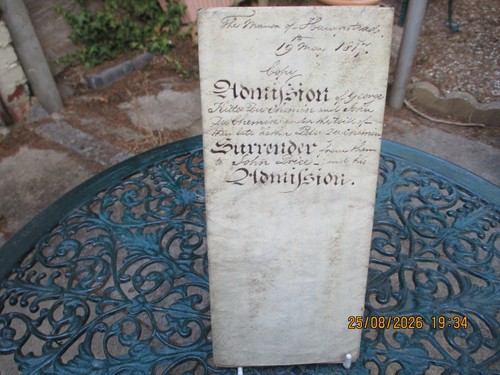 1817 handwritten document - 1817,