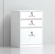 FULLY ASSEMBLED White 3 Drawer