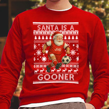 Santa Is  A Gooner Red