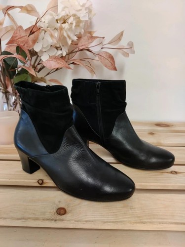 Women gabor black suede - suede, &
