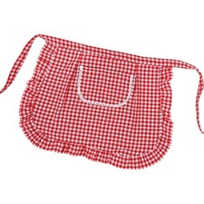 Women Kitchen Apron for Cooking Baking Gardening Ruffled Waist Apron with Pocket