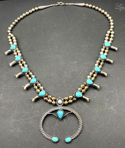 Squash blossom necklace - squash,