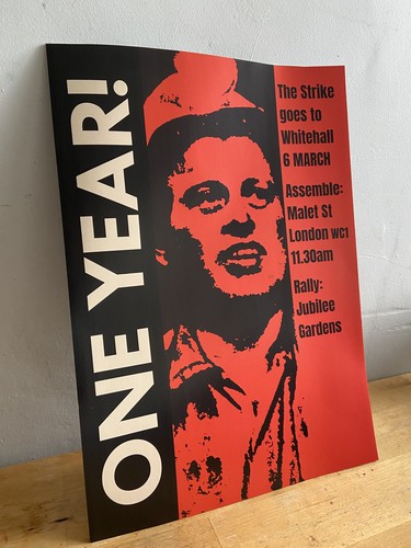 Poster miners strike - poster,