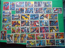 A&BC 1966 BATMAN Trading Cards- Pink Back - 41 different cards- BATMAN-CAT WOMAN