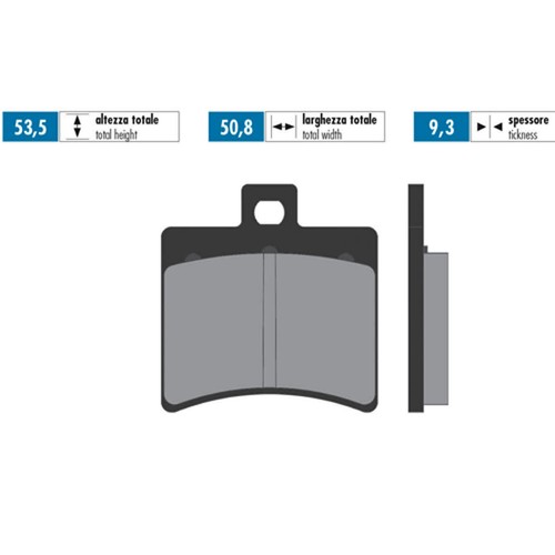 Polini original brake pads - polini,