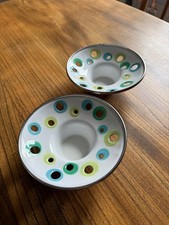 Set of 2 Vintage Ikea Emalj