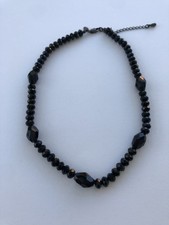 Marks and Spencer Black Beaded Necklace