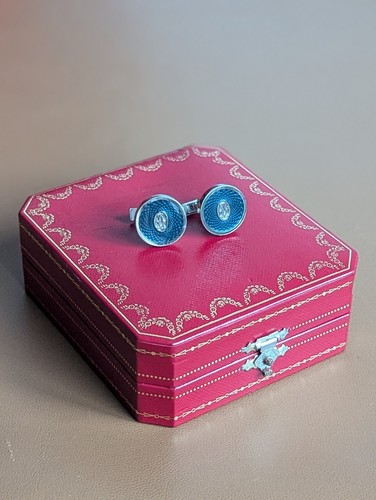 Cartier sterling silver blue - sterling,