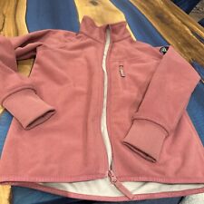 Polarn O Pyret pink School Windproof Fleece Jacket  9-10 Years Great Cond