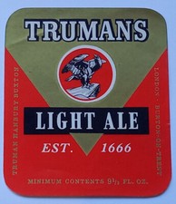 Trumans - Light Ale - 9 2/3 Fl