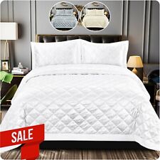 3 Piece Quilted Bedspread Bed