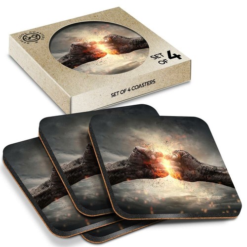 Boxed square coasters - square,