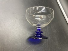 VINTAGE IMPERIAL BLUE STEMMED