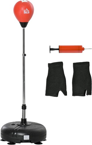 Punching bag with stand free - with, stand,